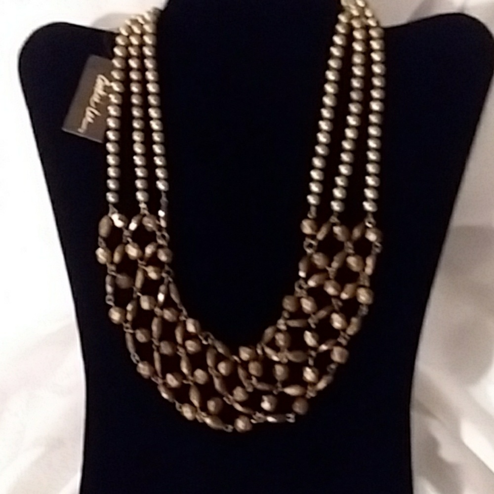 NWT Cookie Lee Multi strand necklace